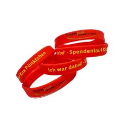 Alternative view of Silikonarmbänder mit Aufdruck