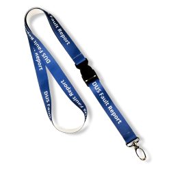 Schlüsselband mit Sicherheitsverschluss 4+0