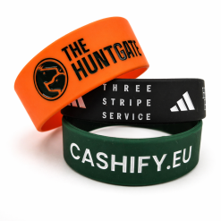 Alternative view of Silikonbänder mit Prägung & Farbfüllung