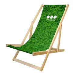 Alternative view of Werbeliegestuhl, Liegestuhl mit Aufdruck, Holzliegestuhl, Modell: Comfort