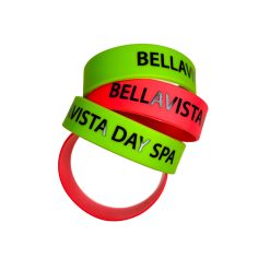 Alternative view of Silikonarmbänder mit Aufdruck